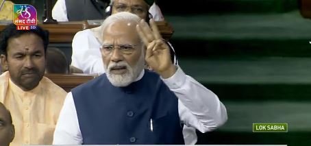 प्रधानमंत्री मोदी का राहुल पर तीखा प्रहार : कहा, कुछ लोग भारत माता की ”मृत्यु की कामना” कर रहे