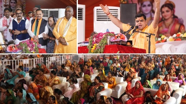 बेटी दो कुलों का मान बढ़ाती है, उसे बोझ नहीं वरदान समझें: आचार्य शांतनु महाराज